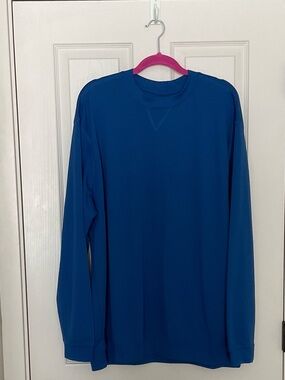 Pebble Beach Electric Blue Performance Pullover